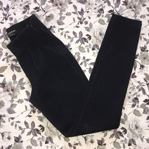 Bebe stretch jean leggings dark blue